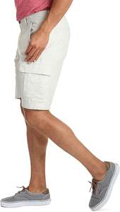 กางเกงขาสั้นคาร์โก้ผู้ชายสำหรับฤดูร้อน ความยาวระดับเข่า สไตล์ลำลอง ชุดทำงานลำลอง กางเกงขาสั้นผ้าแคนวาส - Product Image 2