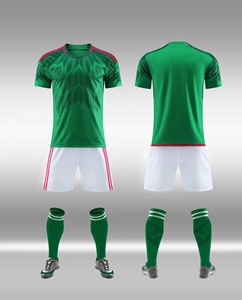 Conjunto de Uniforme de Fútbol para Mujer con Patrón Geométrico Personalizado, Ribete en Contraste, Ligero, con Impresión de Nombre y Número - Product Image 3