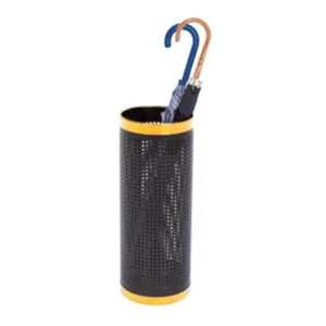 Porte-parapluies de luxe en métal doré avec design géométrique ajouré moderne, support de rangement autoportant pour la maison et l'hôtel, vente en gros - Product Image 5