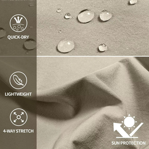 Shorts de randonnée pour hommes de qualité supérieure à bas prix, légers, extensibles, en polyester, avec logo personnalisé OEM, fabriqués en usine - Product Image 6