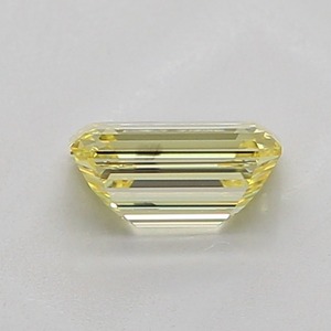 Diamant de laboratoire CVD certifié IGI 1,01 ct, taille émeraude, jaune clair fantaisie, VS1, EX Poli, vente en gros, diamant en vrac, fabricant en stock - Product Image 2