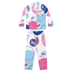 Ensemble de pyjama en satin pour femmes, vêtements de nuit soyeux à boutons, vêtements de détente doux, vêtements de maison confortables - Product Image 1
