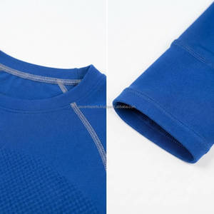 Long Sleeve <b>Men</b> <b>Compression</b> Sports <b>Shirt</b> Quick Dry Athletic Gym Base Layer Running Fitness Activewear OEM ODM Bulk Wholesale - Product Image 4