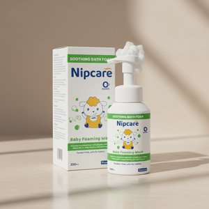 Espuma de Baño Natural para Bebés con Piel Sensible – Limpiador Suave para Recién Nacidos para la Prevención de la Dermatitis del Pañal, Marca Privada OEM - Product Image 3