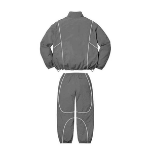 Custom Men’s Nylon Windbreaker Tracksuit Set Zip Up Sport <b>Jacket</b> & Pants Windproof <b>Workout</b> Track Suit - Product Image 6