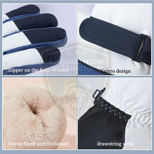 Gants de ski coupe-vent de haute qualité, gants de ski haute performance, gants de ski à marque privée pour les jeunes - Product Image 2