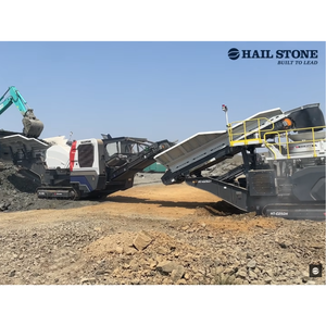 เครื่องบดกรามแบบติดตั้งบนรถแทรค Hailstone 250 ตันต่อชั่วโมง - เครื่องบดขั้นต้นแบบเคลื่อนที่สำหรับเหมืองหิน การทำเหมือง และหินแข็ง |   คุณภาพส่งออก |   อินเดีย - Product Image 3