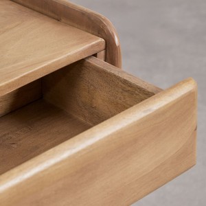 Mesa consola rectangular Vandana Flux Zenova 120x30 cm en madera Tinsley - Product Image 6