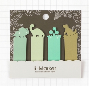 I-Marker 2025-090214 Fantástico autoadhesivo Troquelado Etiquetas de notas adhesivas Bloc de notas grabables 80g Papel compensado Tamaño personalizable - Product Image 1