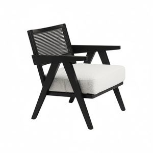 Fauteuil d'appoint en teck pour la maison, la chambre, le salon, la salle à manger, le salon de réception |   Ultra doux et confortable pour une détente sans stress | - Product Image 3