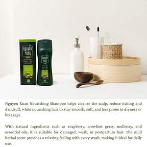 Champú Herbal para Cabello Seco, Hidratación Profunda, Reparación del Cabello Dañado, Acabado Suave y Nutritivo, Uso Diario, OEM ODM - Product Image 4