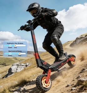 Trottinette électrique pliable 52V20AH, étanche, en aluminium, pour trajets quotidiens, avec suspension intégrale, frein à disque, longue autonomie - Product Image 4