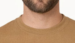 Men t-shirt short sleeve breathable fabric <b>design</b> crew neck solid pattern regular fit custom logo printing men t-shirt - Product Image 2