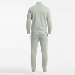 <b>Men</b> Solid Tracksuit Sportswear Athletic Training Wear Full Zip Stand Collar <b>Jacket</b> <b>Track</b> Pants Custom Sportswear Quick Dry - Product Image 6