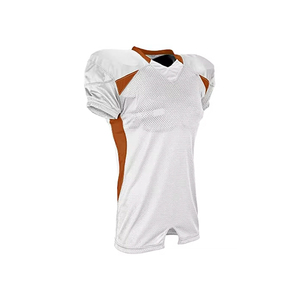 Maillot de football américain sur mesure en polyester mesh résistant à la décoloration, impression personnalisée, étiquette privée, maillot de club, séchage rapide - Product Image 3
