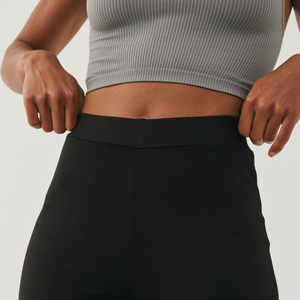 Pantalones de Campana para Mujer al por Mayor, Personalizados, Cintura Elástica, Ligeros, Ropa Casual de Invierno con Patrón Sólido, Venta en Línea - Product Image 5