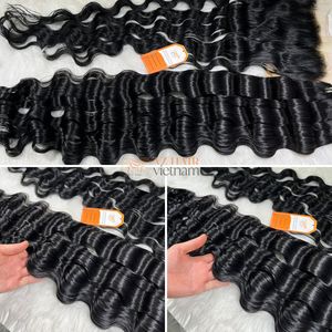 13x6 HD Lace Front 100% Cabello puro sin procesar Extensiones de cabello ondulado profundo suelto Calidad superior Larga vida útil - Product Image 3