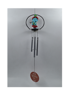Campana de Viento Krishna Dhyan Bansidhar de 90 mm, Material PVC/ABS, Moldeada por Inyección, Campana Decorativa Moderna para Colgar, Feng Shui Espiritual - Product Image 3
