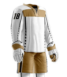 Meilleur prix, uniforme de hockey sur glace personnalisé imprimé pour adultes, best-seller, logo personnalisé, maillot respirant à séchage rapide, ensemble pantalon, faible MOQ - Product Image 6