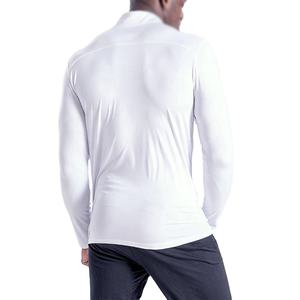 Chemise de golf à col montant et fermeture éclair pour hommes, veste à manches longues, automne, pull léger avec 14 chemises à fermeture éclair - Product Image 4