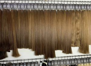 Prix de gros Extensions de cheveux en vrac 100% cheveux vietnamiens 100 grammes Couleurs claires Super Double dessiné 55 cm Naturel Droite - Product Image 6