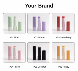 High Quality Organic Hemp Hyaluronic Acid <b>Lip</b> Balm Moisturizing Whitening Treatment for Extra Dry Chapped Skin Natural Green Tea - Product Image 4