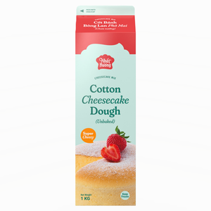 Factory OEM/ODM Wholesale High Quality Non Dairy Cream Cotton Cheesecake Dough 1KG Bakery Using <b>HALAL</b> Hot Selling - Product Image 1