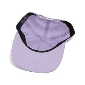 Gorra de 5 Paneles de Poliéster de Buena Calidad, de Secado Rápido, con Visera Plana, Parche Tejido Personalizado, para Deportes al Aire Libre, Senderismo, Correr, Ligera, con Cierre a Presión - Product Image 5