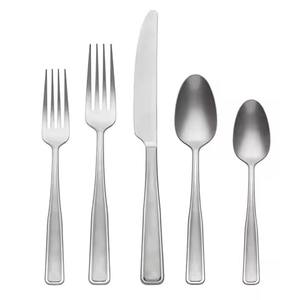 Premium Metal Spoon And Fork Set Cutlery Set High Quality Stainless <b>Flatware</b> Collection For Restaurant Hotel Catering - Product Image 3