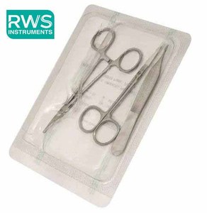 RWS INSTRUMENTS Kit de suture manuel en acier, dénoeuteurs de sutures chirurgicales - Product Image 1