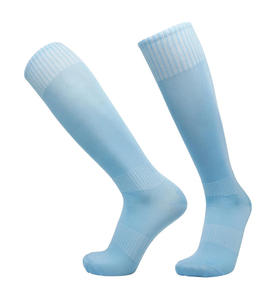 ALEXANDRIA INDUSTRIES 2026 Chaussettes de football montantes respirantes en tricot couleur unie pour adultes en Spandex/Polyester - Product Image 2
