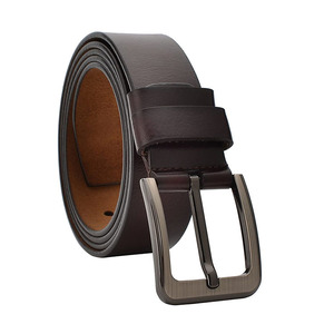 Cinturón de Cuero Casual Ecológico y Cómodo de la Mejor Edición para Hombre, Cinturón de Cuero con Hebilla Reversible en Varios Colores - Product Image 1