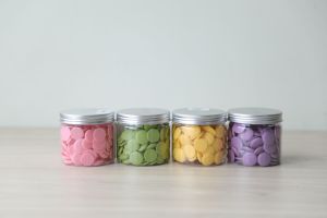 Factory OEM/ODM Wholesale High Quality Bulk Matcha Compound <b>Chocolate</b> Button Cocoa 1KG Bakery Biscuits Cookies HALAL Hot Selling - Product Image 5