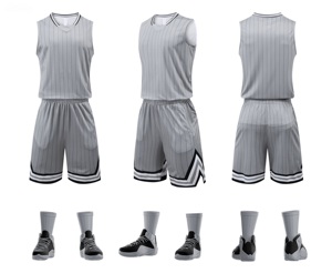 Ensemble de maillot de basket sans manches vert pour homme, respirant, en maille, anti-transpiration, vêtements de sport d'été, uniformes sportifs - Product Image 6
