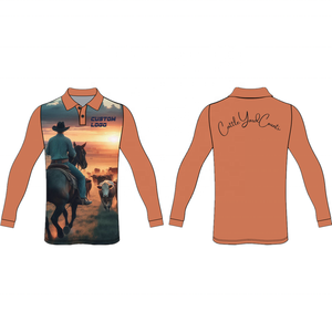 Chemises de pêche à manches longues OEM 2026 Performance, en polyester, anti-humidité, pour la pêche - Product Image 6