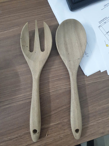 Cuillères en bois en gros, conception personnalisée, ustensiles de cuisine en bois d'acacia, service OEM - Product Image 2