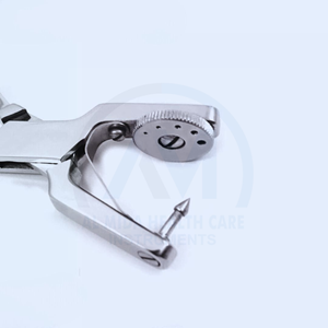 Pinza de Dique de Goma Dental de Acero Inoxidable Al Mida Healthcare, Instrumento Quirúrgico Ortopédico Manual, Certificado CE Clase II - Product Image 3