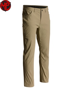 Pantalon de randonnée mi-lourd pour homme, couleur kaki, avec poche cargo, en mélange de coton respirant, pantalon décontracté pour l'extérieur - Product Image 6