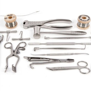 PISSCO Veterinary Orthopaedic <b>Instruments</b> Set 17 Pieces Animal Orthopedic Surgical Kit 17 Pcs Stainless Steel Made By Pissco - Product Image 1