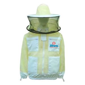 Ropa de trabajo de apicultura de poliéster para hombre de diseño profesional personalizable chaqueta de mono ventilada de etiqueta privada para apicultores - Product Image 1