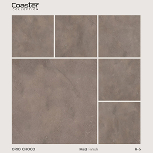 Azulejo de porcelana mate con grabado refinado de 60x60 cm, desarrollado para proporcionar un equilibrio texturizado en capas y una resistencia confiable para el suelo. - Product Image 1