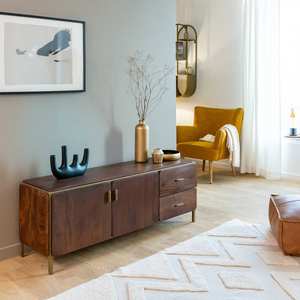 Soporte para TV Vandana Mira Astra de madera de mango - Product Image 1