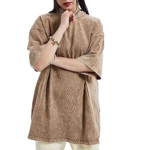 T-shirt Homme Personnalisé Vintage Oversize en Coton Lourd 100% Écologique Respirant Séchage Rapide Coupe Classique Lavé - Product Image 6