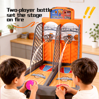 Jeu de mini-basketball pour deux joueurs avec 12 mini-ballons, jouets de basket-ball, jeu de table pour enfants et adultes