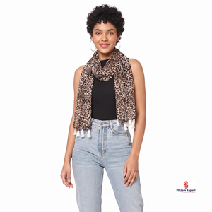 High Quality Premium Printed Long <b>Scarf</b> Soft Fabric Head <b>Scarf</b> OEM ODM Textile Manufacturer Export Supplier - Product Image 1