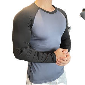 Camisetas y Tops Deportivos de Manga Larga para Adultos, Estilo Simple, Compresión Atlética, con Logotipo y Color Personalizados - Product Image 6