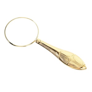 Loupe en métal de luxe avec cadre poli pour accessoires de bureau de direction, collectionneurs et coffrets cadeaux haut de gamme - Product Image 1