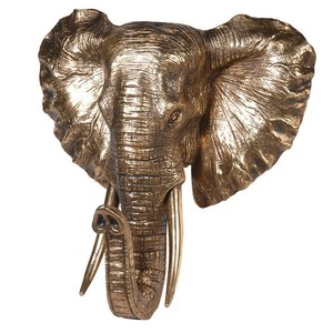 <b>Light</b> <b>Silver</b> Metal Rhino Head <b>Wall</b> Sculpture Modern Animal Trophy Decorative Wildlife Art for Living Room - Product Image 5