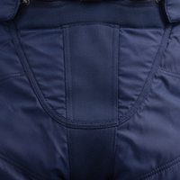 Pantalon de protection de hockey sur glace avancé pour senior, design léger et mobile, rembourrage renforcé, taille ajustable, équipement de match, bleu marine