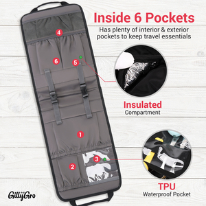 Large <b>Backpack</b> Organizer Insert | Multi Pocket Bag Organizer | FlexPack Plus - Product Image 3